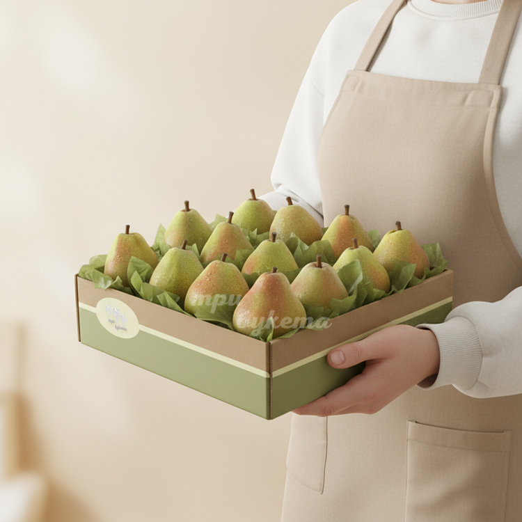 Коробочка с 12 грушами