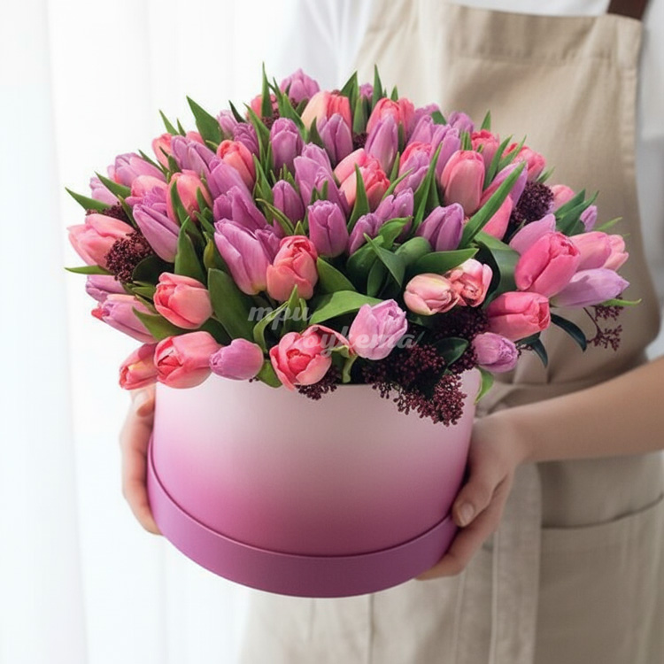 101 сиреневый тюльпан