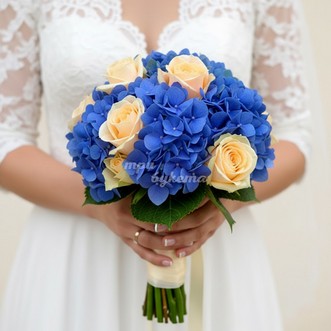 Букет невесты «Юнис Блу»